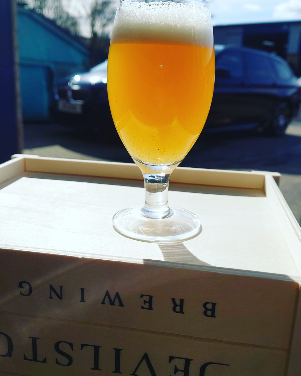 Devilstonebrew's tweet image. ***NEW BEER INCOMING***

Tank sample of our next banging pale ale is looking smelling and tasting incredible.  Laced with Citra and Idaho7 on a simple clean malt bill and a neutral yeast really allowing those zesty juicy hops to sing.  

Due for release very soon.