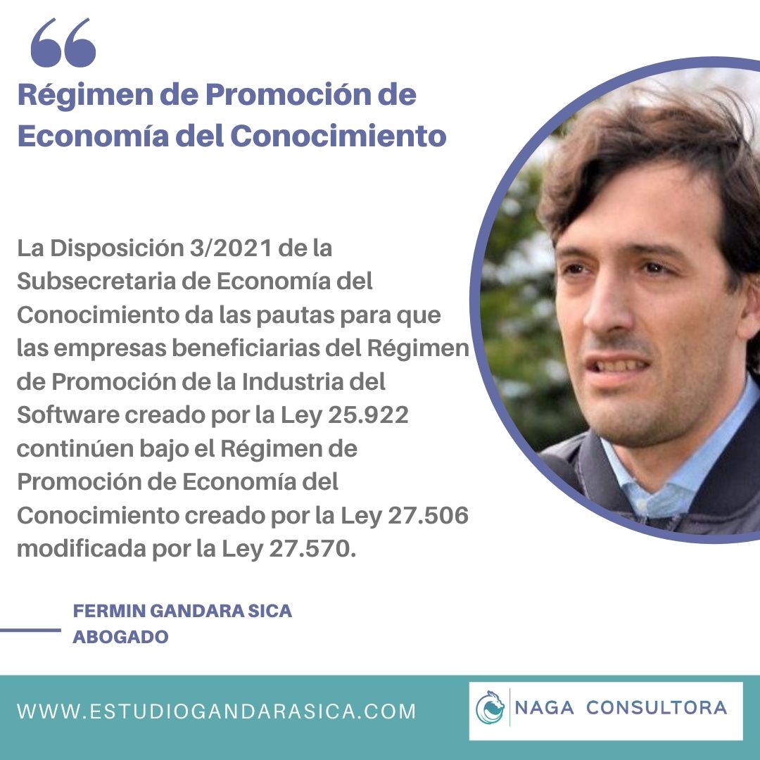 ConsultoraNaga's tweet photo. Compartimos el artículo publicado por el abogado Fermín Gándara Sica sobre "Régimen de Promoción del Conocimiento"
@EstudioSica 
#regimendelconocimiento
#promocióndeeconomíadeldesarrollo https://t.co/CzEXsZrjYb