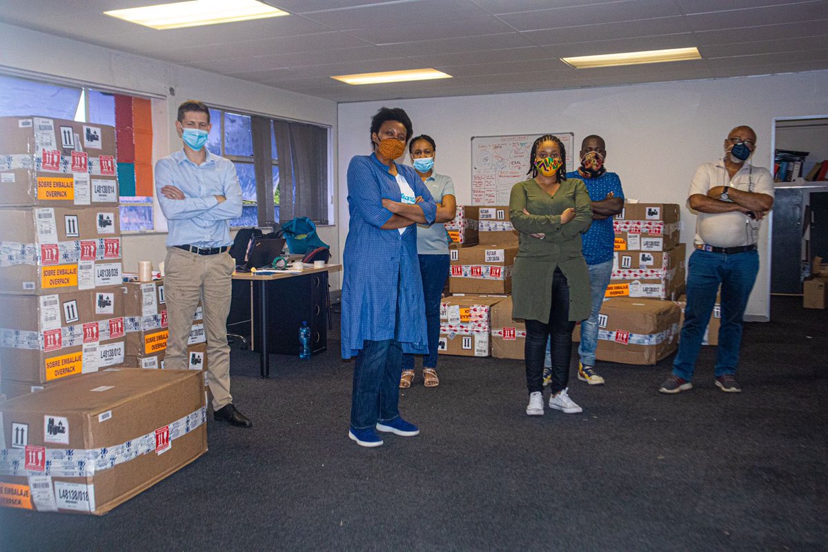 TMFoundation_'s tweet photo. Each box contains up to forty-eight tablets preloaded with education content, a laptop and internet connectivity. It is through passionate partners like @DBE_SA and @ProFuturo_ that we can be the change. #DigitalEducation #SeeYouInDigital https://t.co/LGxDrUYPLv