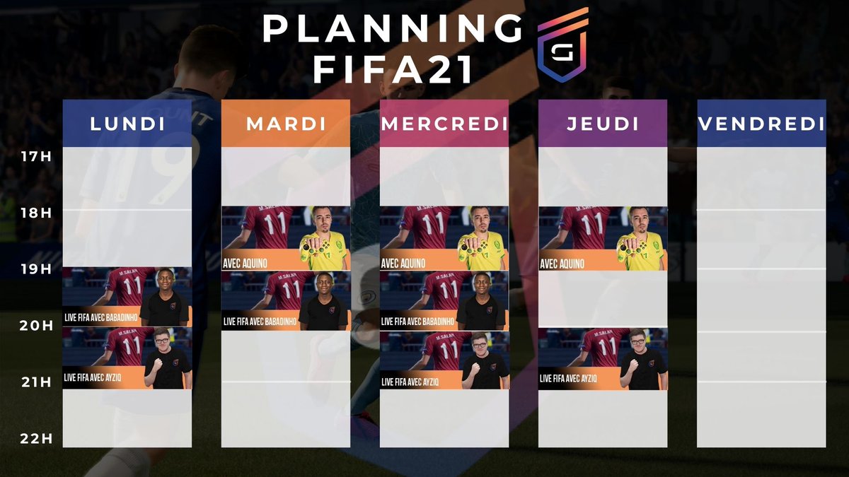 GamingAcademyfr's tweet photo. Les plannings de la semaine Fortnite, FIFA21, LoL et Hearthstone sont disponibles 😄🔥 https://t.co/uq6s5heyyI