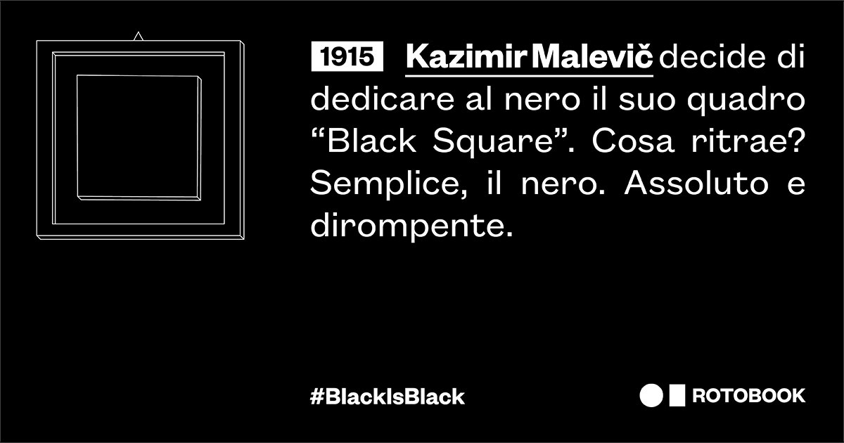 rotobook_it's tweet photo. Black is Black. #1915

#BlackIsBlack #Rotobook
#BlackSquare https://t.co/MIVe5DjdCP