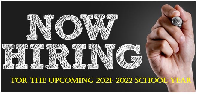 BSSD is beginning to hire for the following vacancies for the 2021-22 School Year:
Elementary Teacher, Primary
Special Ed Teacher
Art Teacher
Secondary English Teacher
Secondary School Counselor
School Psychologist, anticipated
To apply go here -->  bigspringsd.tedk12.com/hire/index.aspx