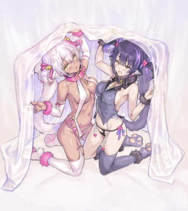 時間おいて改めて見たら色がきつく見えてきたので淡く戻して修正版作ってみた
(ホンモノ)ちゃん&(ニセモノ)ちゃん修正?版⇒ https://t.co/CCbQ0ejIfk 