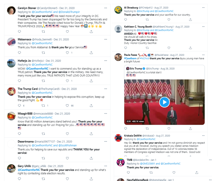 NonNumberChar's tweet photo. This is what #stolenvalor looks like. @RepCawthorn (#nc11) has no military experience - he was rejected from the Naval Academy before the car crash. https://t.co/gB5GdY2UUW