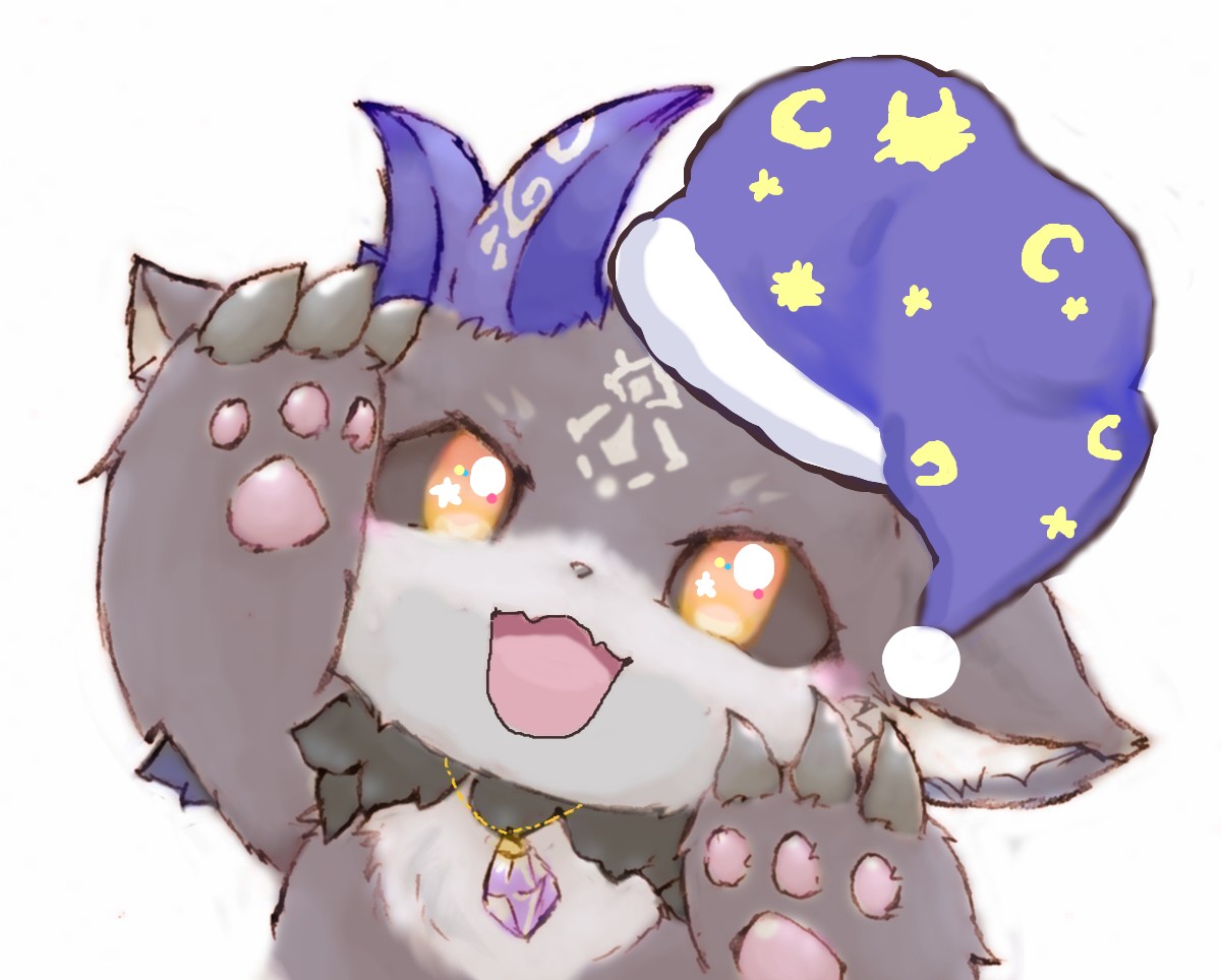 でびさま新衣装っていうかお目目と口元変えてるのあざとかったねw こうですか にゃんた あにまる村だよりのイラスト