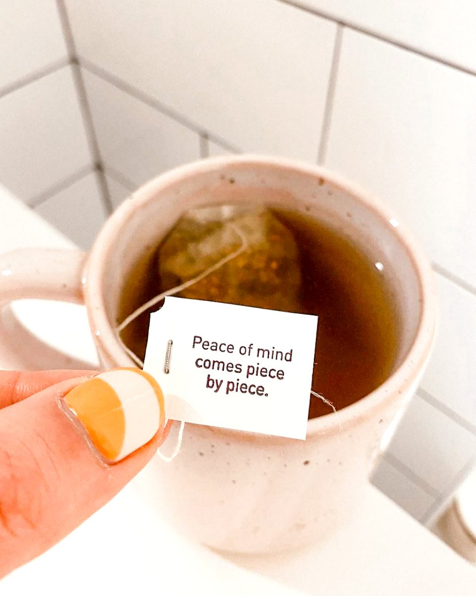 "Peace of Mind Comes Piece by Piece." ⠀
✨⠀
Thanks to <a href="/brookemiccio/">brooke</a> for this #mondaymotivation reminder to find a few moments today to support your wellbeing. ⠀
⠀
How are you finding peace of mind today?