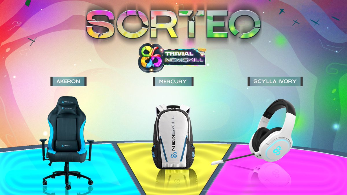 newskill_ES's tweet photo. 🔵 #SORTEO 🔵
Calentamos motores para el #TrivialNewskill con este SORTEAZO. Podrás ganar: silla Akeron, mochila Mercury y auriculares Scylla Ivory. 😱

Requisitos: 
👉 Síguenos
🔁 RT
🗨️ Comenta con #TrivialNewskillEnTwitch mencionando a un amigo. Sin límite de participación. https://t.co/JhvF3YDKPT