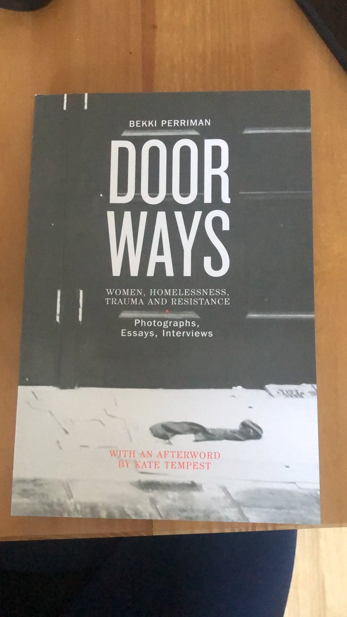 After seeing so many recommendations for this book I had to order it. Just received my copy of @DoorwaysProject .. so eager to begin reading these powerful essays &amp; interviews. #homelessness #books #trauma
