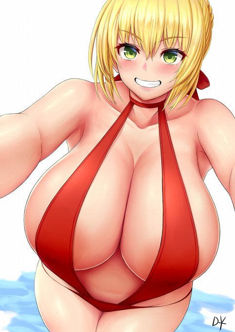 【微エロ注意!】
途中経過ですが……ドタプンッ!って感じで描きたかっただけです、ハイ。
ここからちょこちょこ差分付ける予定。

…前の未完成のヤツもいつか完成させたい(焦) 