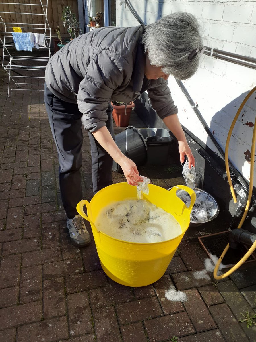 ColumbansUK's tweet photo. Our #LayMissionaries are making handmade #facecoverings for the vulnerable. Here is Roberta recycling scrap @FarEastMagazine plastics to send facemasks in the post. Read all about it >> https://t.co/1TY1T0aBB6
#FaceMasks #Covid19 #ColumbanMission #LayMission #ColumbanLayMission https://t.co/IKFJuGZoJy