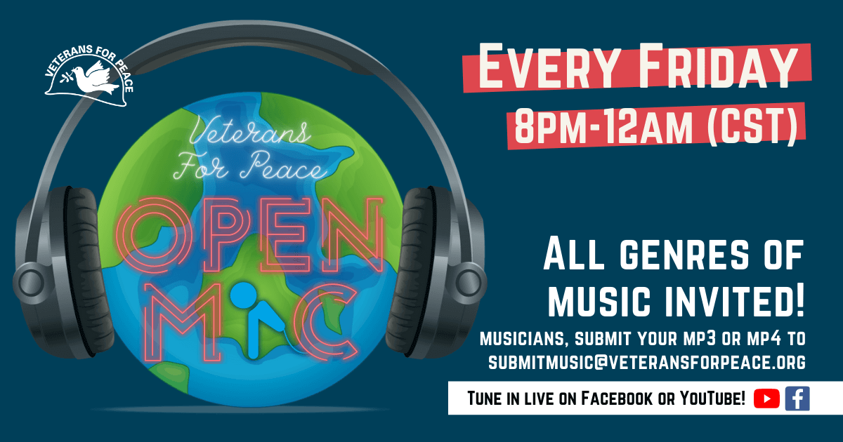Megaciph's tweet photo. https://t.co/gB9Ch9lDI8
This Friday's #OpenMic link #liveperformance #opportunity A #safespace for #musicwithamessage #worldclassmusic we are creating a platform for artists of all genres with music for and about peace. Music that empowers Music that inspires peace #progressive https://t.co/lhN0i9Rqku