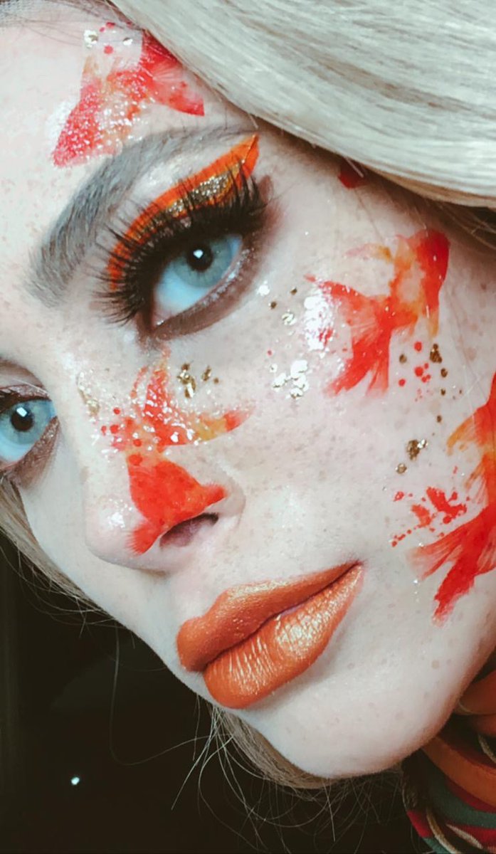 salwaplusbeauty's tweet photo. Wanted to do a close-up look as it is my birthday month. what do you think?. Self Portrait
#piscesseason #pisceswomen #pisceshoroscope #goldfishtattoo #guccibeauty
#paperself #SephoraSquad #muasupport #muacommunity #jeddahgirls #jeddahmakeupartist #saudimakeupartist https://t.co/JtG7DqViiH