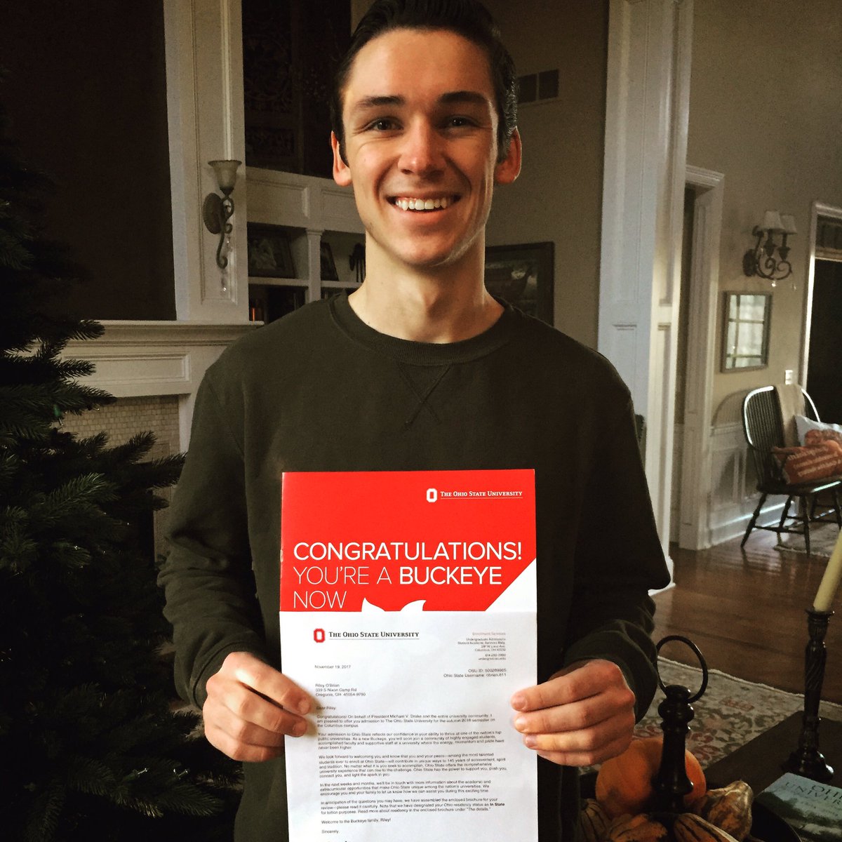 “Taking in all the experiences you are offered is important in really involving yourself on campus and understanding what it means to go here.”

Read Riley’s continuation of our “A Word from the Wise” blog series on our website: blf.osu.edu/blog/a-word-fr…