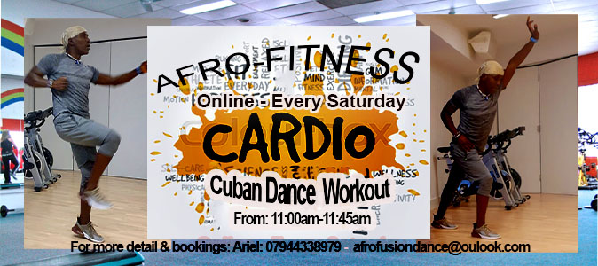 Online Cuban Dance &amp; Fitness Class Dates - Every Sunday, Thursday &amp; Saturday