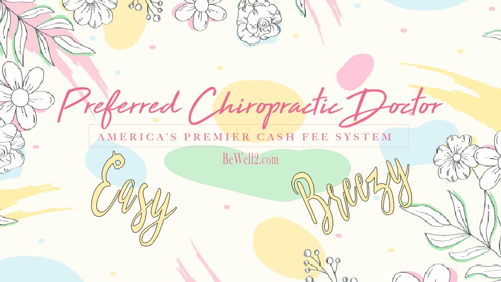 PCD_BeWell2's tweet photo. It's true. Preferred Chiropractic Doctor is the easy way to implement a compliant cash fee system in your practice. Let us help you simplify your life and improve your collections. Visit https://t.co/Z09vPQjaVZ to join today. #PCD #BeWell2 #chiropractor #feesolution #easy #breezy https://t.co/56MIzOi5lj