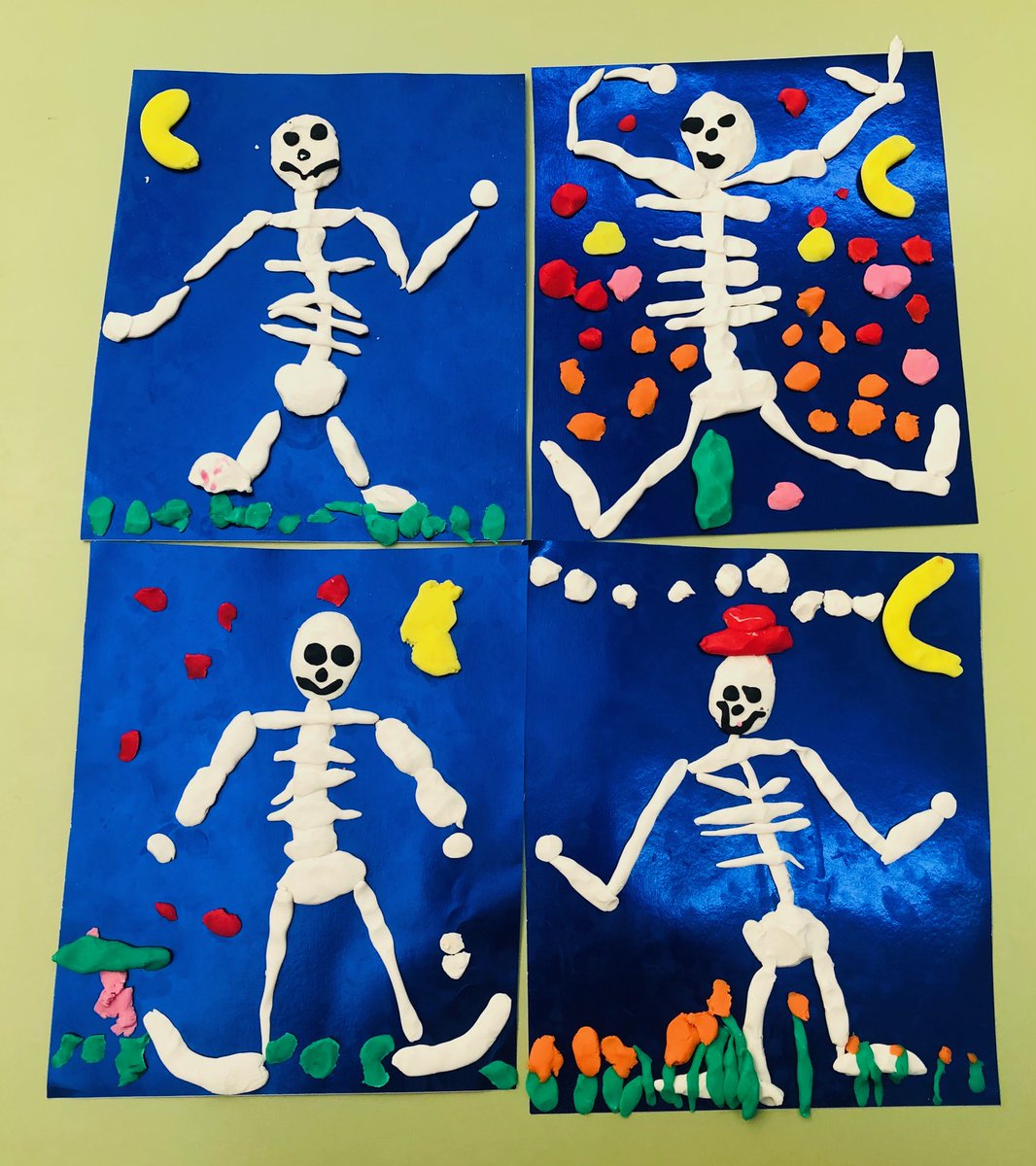 CIDEcooperativa's tweet image. Al llarg d'aquesta setmana, les diferents classes de 5è d'#Infantil faran un taller de plastilina. Avui ha estat el torn dels #taurons i els #esquelets. A cada classe s'ha contat un conte sobre el seu nom: els esquelets i els taurons. I després els han creat amb #plastilina.