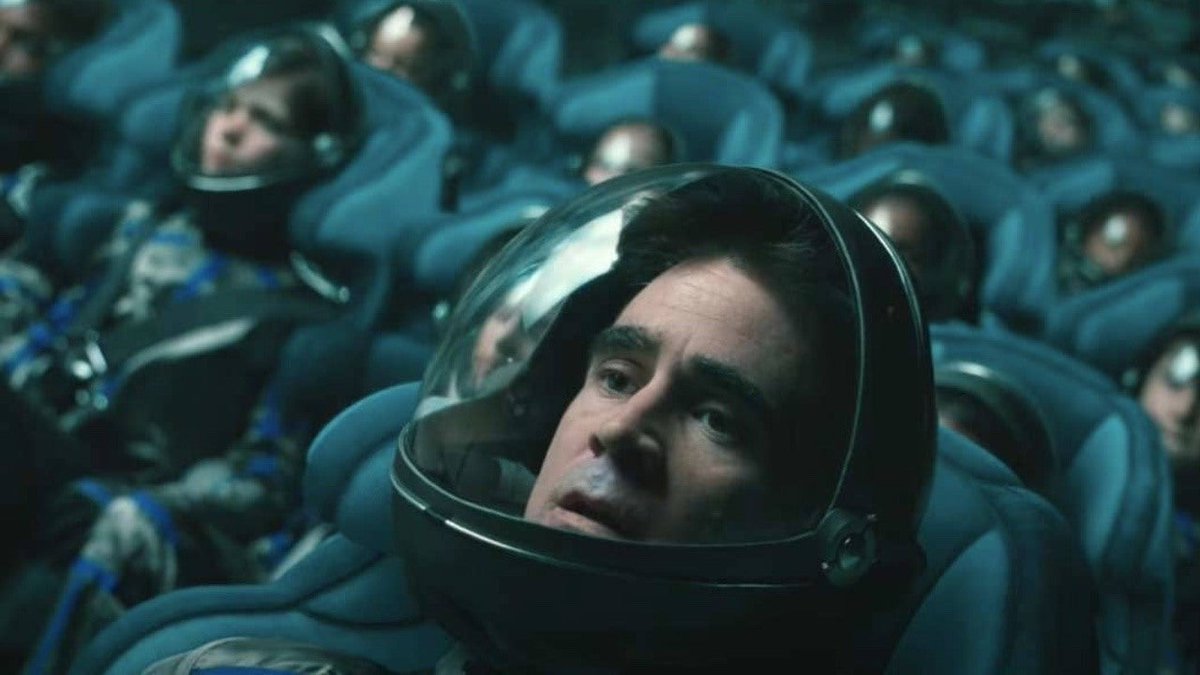 We've got some exclusive new images from Colin Farrell's space thriller Voyagers and an interview with director Neil Burger: bit.ly/38Gmlga