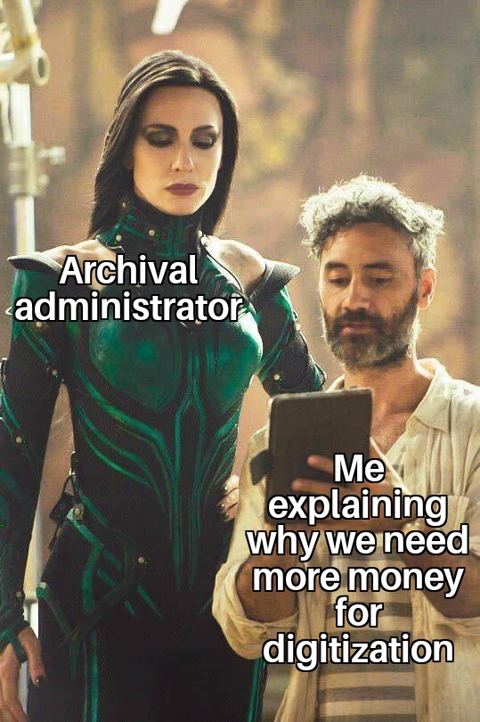 ArchivesAreCool's tweet image. Stop judging me, I&apos;m right #digitization #archivesproblems