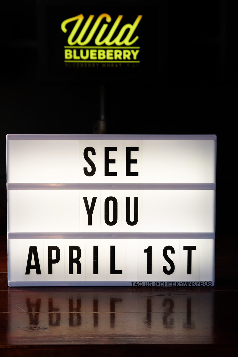 Hey #Boston! 

We are back— see you on April 1st for cheeky brew 🍻