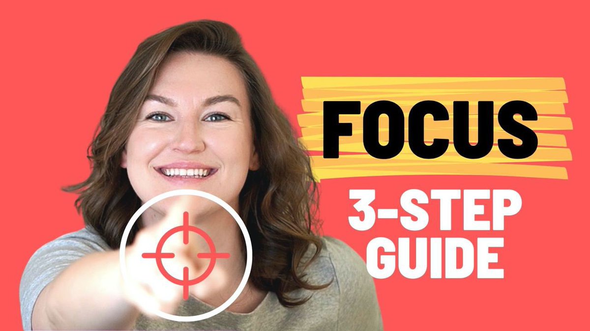 Focus is a rare superpower of the 21st century. I struggled with distractions my entire life and studied dozens if articles on neuroscience and psychology to find a solution.

Here’s a 20 min guide for strengthening “focus muscle” 💪 that I put together: youtu.be/qW9m0hpNGg8