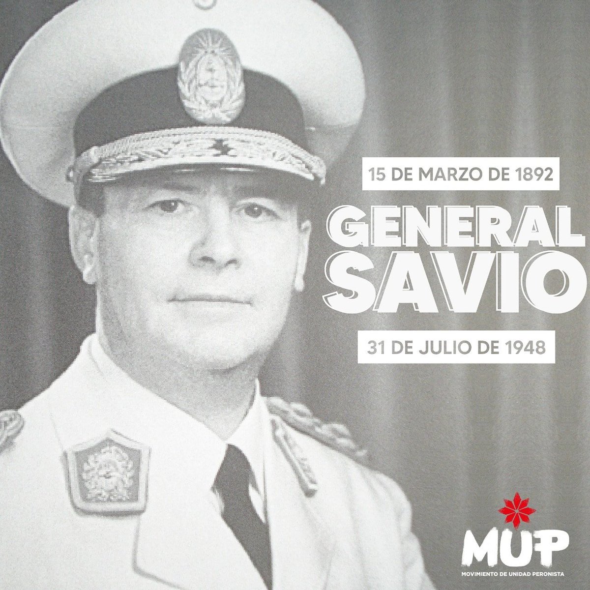 MupOficial's tweet photo. «La industria siderúrgica es fundamental, es primordial, la necesitamos como hemos necesitado nuestra libertad política»
Conmemoramos el natalicio del #GeneralSavio, padre de la siderurgia argentina y promotor de la escuela técnica. https://t.co/XVS5cvzvcr