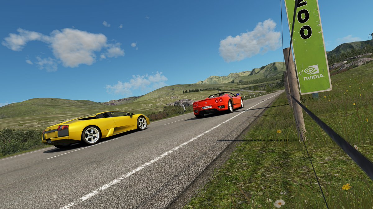 Guy17Car's tweet photo. Some NFS Hot Pursuit 2 vibes here.
#AssettoCorsa #mods #ACmods #assettocorsamods #ferrari360spider #lambo #lamborghinimurcielago #nfshp2 #needforspeed https://t.co/jbTbdjuIB2