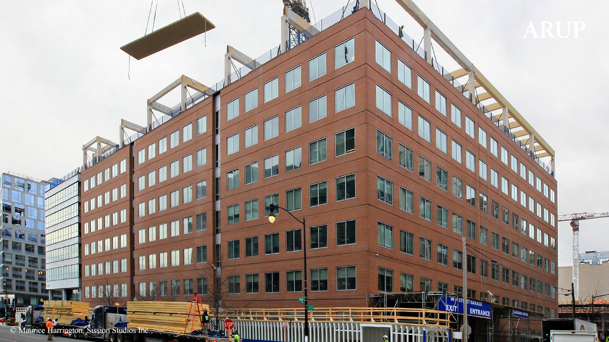 ArupAmericas's tweet photo. The installation of the #timber for 80 M Street SE in #WashingtonDC has kicked off. The building is set to become the first high-rise overbuild timber structure in North America. Learn more: https://t.co/q0wUHnPSDq #TimberTalk 

@ColumbiaCXP @HickokCole @katerrainc @DAVISbuilds https://t.co/S5ZNpSxAHk