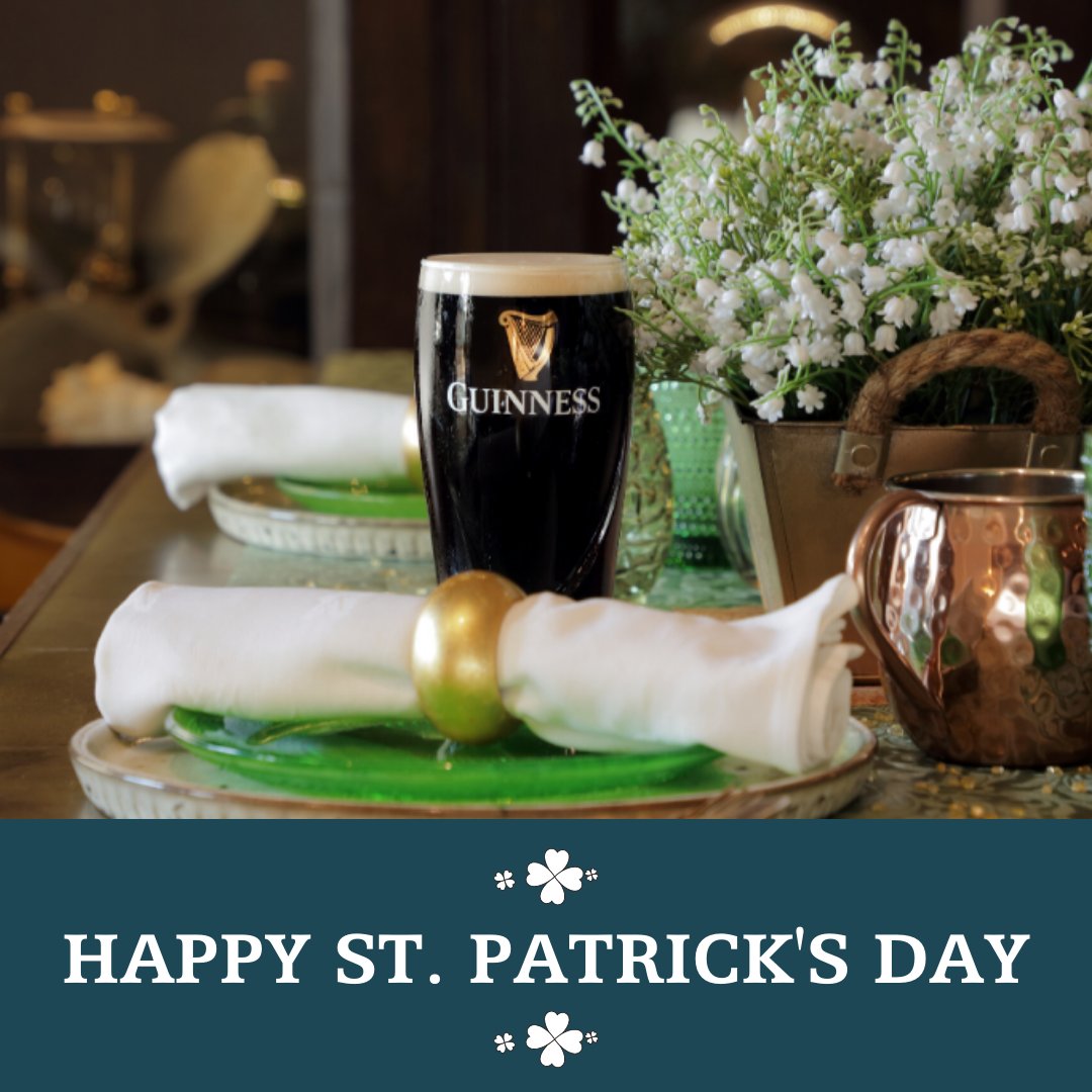 HAPPY ST. PATRICK'S DAY FROM US!! Next year we hope to be serving you a pint of guiness. #StPatricksDay #guiness #missingyou #beadnell