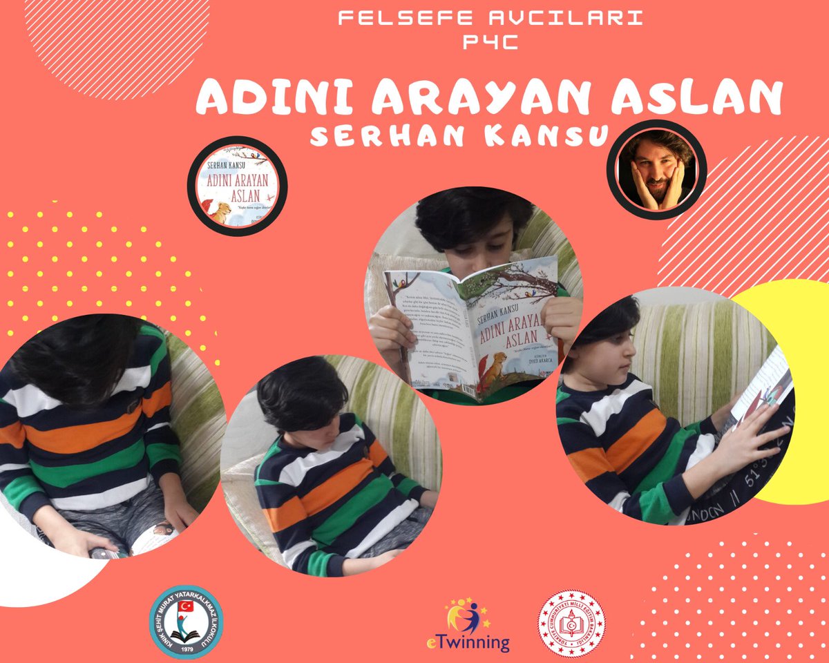 Kurucu Ortağı olduğumuz <a href="/AvcFelsefe/">Felsefe Avcıları</a> Adlı eTwinning Projemizin Mart Ayı Atölye Çalışması Adını Arayan Aslan’ı Okuyoruz. #kınıkşehitmuratyatarkalkmazilkokulu  #etwinning <a href="/MamakilceMem/">Mamak İlçe Millî Eğitim Müdürlüğü</a> <a href="/mamakailesi/">mamakailesi</a> @mustafaozel66 <a href="/SEVLKARAASLAN1/">SEVİL KARAASLAN</a> <a href="/halitozkan1992/">Halit ÖZKAN</a> <a href="/MamakDuygu/">DUYGU YILDIZ MAMAK</a>