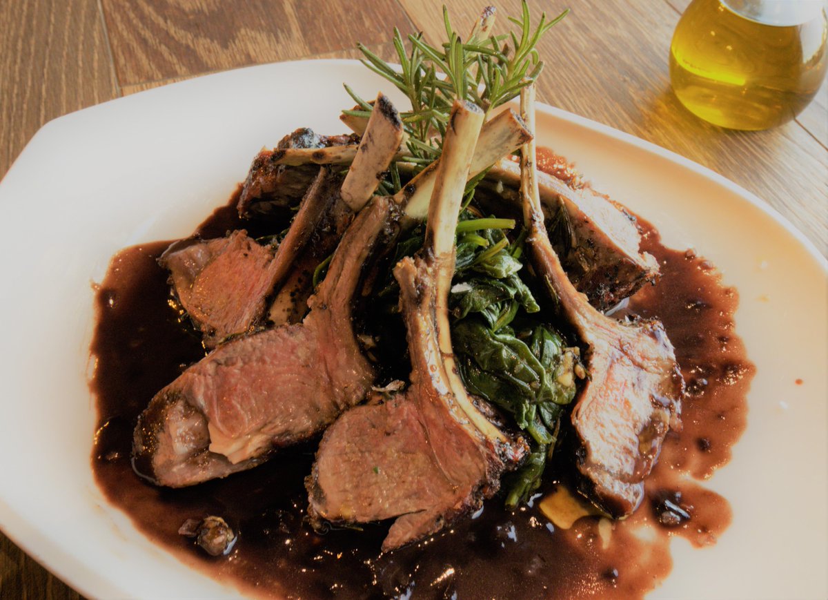 Happy Monday...It's lamb chop season. Make your reservation for this week!