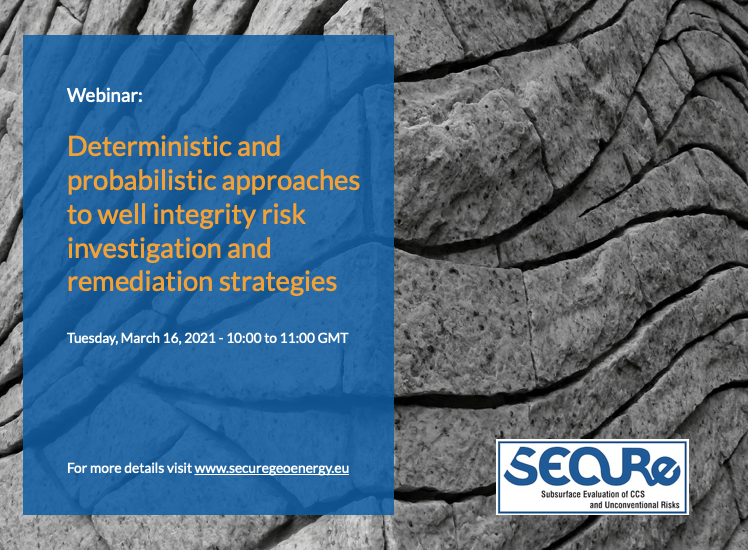 There's still time to register for our webinar tomorrow. This webinar is on well integrity and remediation strategies in subsurface energy projects. Find out more at tinyurl.com/SECUReWebinar1 #CCS #CCUS #AcceleratingCCUS #carboncapture