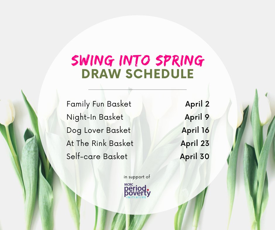 Swing Into Spring winners announced every Friday in April! All prize draws will occur at 4:00pm on their designated draw day. Ticket sales for each prize will close at 12:00pm on the day of the draw. Have you bought your ticket yet? Visit mcrc.on.ca/swingintosprin…
#SwingIntoSpring