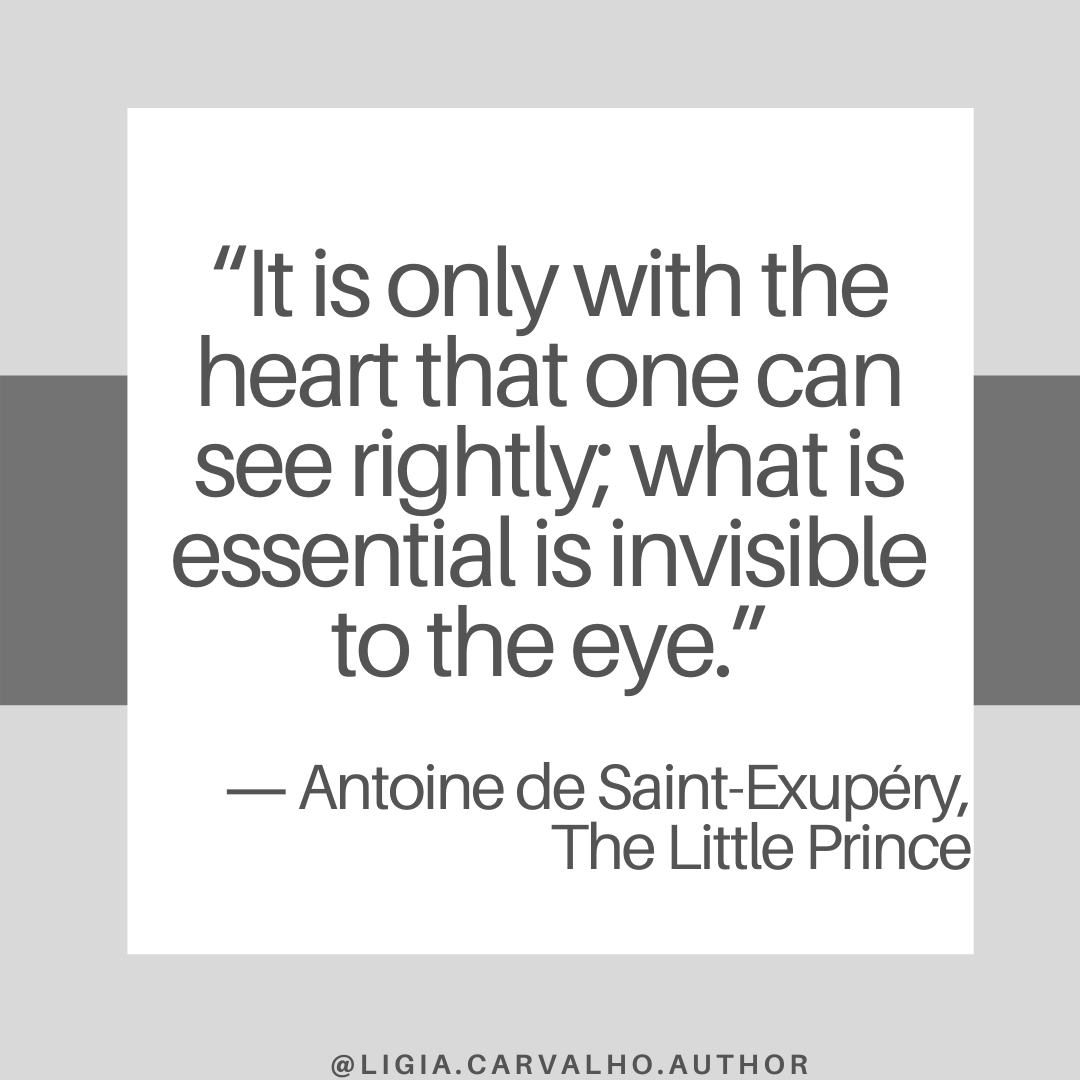 ligia_author's tweet photo. “It’s only with the heart that one can see rightly. What is essential is invisible to the eye.” - Antoine de Saint-Exupéry #thelittleprince #thelittleprincequotes #mondaymotivation #WritingCommunity #freelacerwriter #freelancer #writer #bookauthor
*
*
✨https://t.co/hUZHqN5BKH✨ https://t.co/KKVvln0R8p
