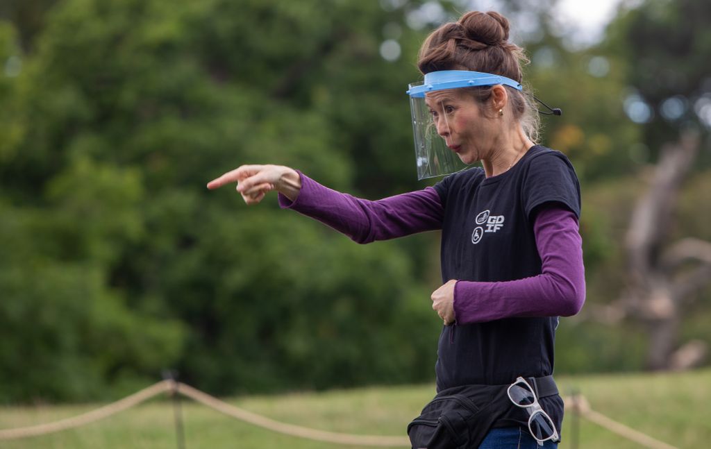 GDIFestival's tweet photo. 2021's Sign Language Week theme is #SignLanguageForAll, which we love at #GDIF. We aim to make all our events accessible for all, which includes providing #BSLInterpreters, &amp; #deaf artists. 
Images: Mayhew, Campbell, Wright. 
#festival #inclusive #IntegratedAccess #AccessibleArts https://t.co/oJZBPVMZHN