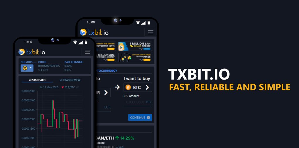 🚨💰😎 #GIVEAWAY 🚨💰😎

It's Giveaway time: Win 50 $XLR

1⃣ Follow <a href="/txbit_io/">txbit.io</a>
2⃣ Like &amp; Retweet
3⃣ Comment with #Crypto 

The winner will be picked on the 19th of March.

👉 txbit.io Trade with 0% trading fee &amp; join our #airdrops!

#cryptogiveaway #cryptocurrency