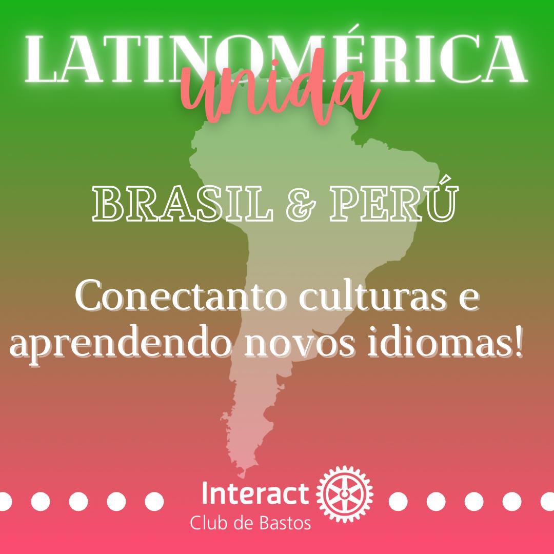 interactbastos's tweet photo. Durante todo o mês de fevereiro, realizamos o projeto “Latinoamérica Unida”, em parceira com o Interact Club de Pachacamac, Peru. No qual se baseou em ensinarmos um pouco de português para eles, e, eles, espanhol para nós! ++++ https://t.co/zQE8O2WGfO