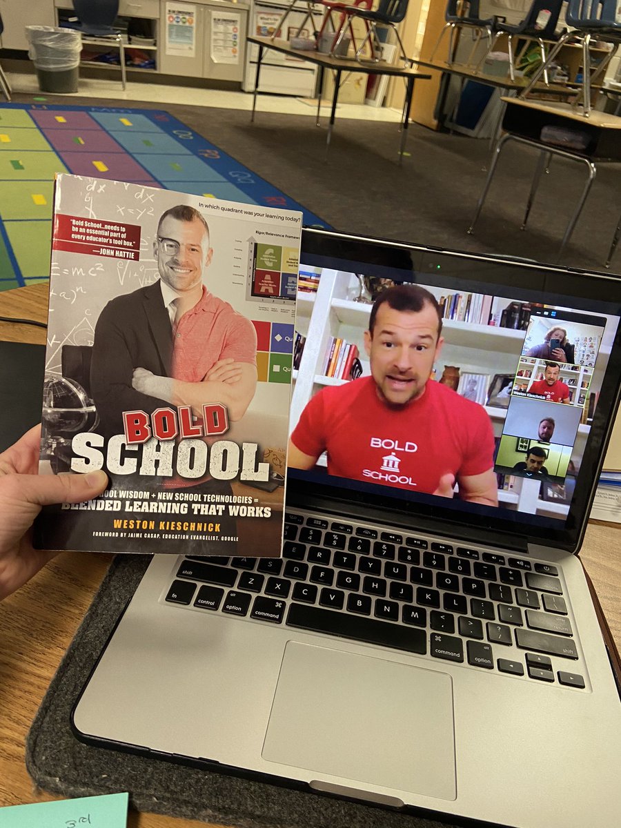 Thank you <a href="/Wes_Kieschnick/">Weston Kieschnick</a> for chatting with us this morning. I’m feeling inspired and BOLD! #pridein5 #firstin5 #BoldSchool #HECLeads