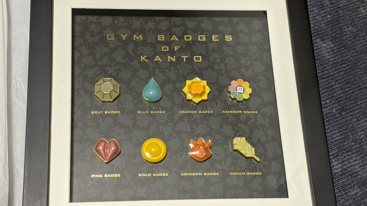 ⑯カントージムバッジコレクション コンプリートセット ポケモン