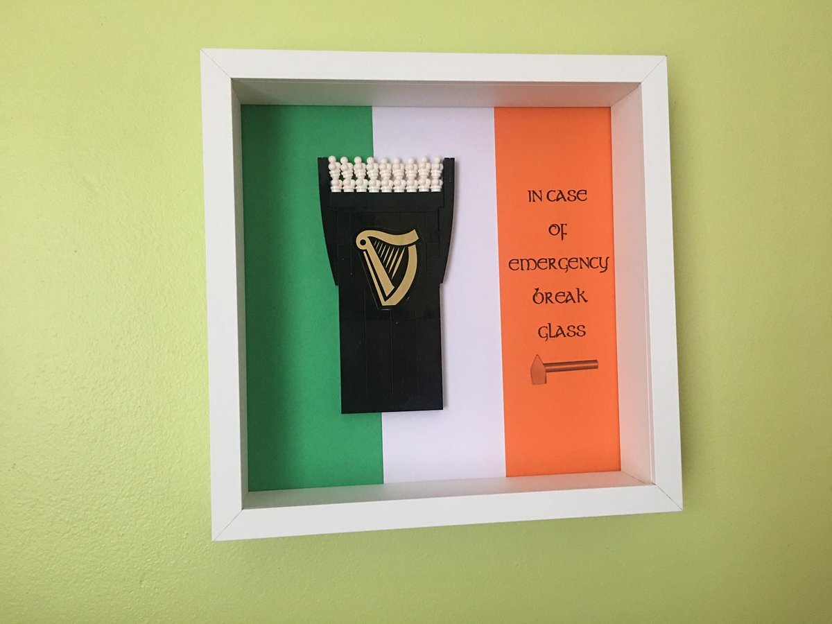 ShamrockBricks's tweet image. We all know someone who is gasping for a pint of the black stuff... 

Why not get them an emergency pint of Guinness ??

Price is €30 and includes free delivery to Limerick City, postage nationwide is €5.