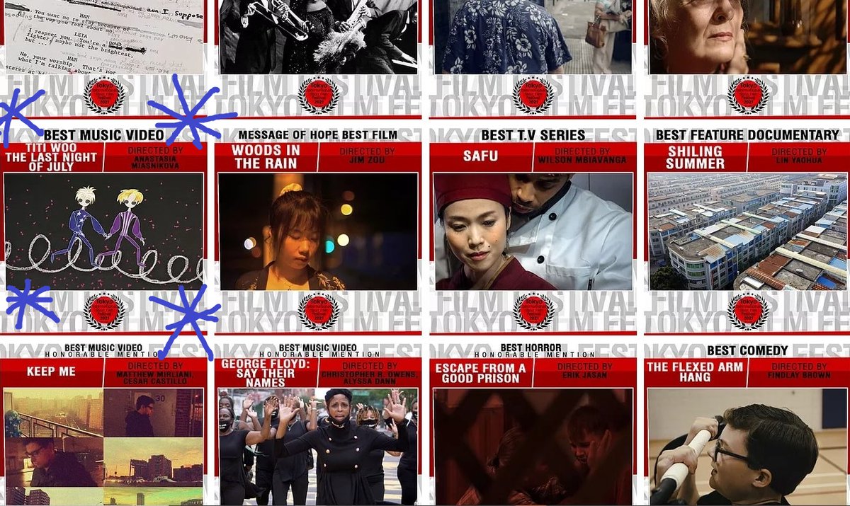 TitiWoo's tweet photo. Best music video award 
at Tokyo International Short Film Festival 🏆🎥🎬🇯🇵🇯🇵🇯🇵
"Titi Woo - The Last Night of July"

https://t.co/2d4xTgUwAh https://t.co/d0ULxExFca