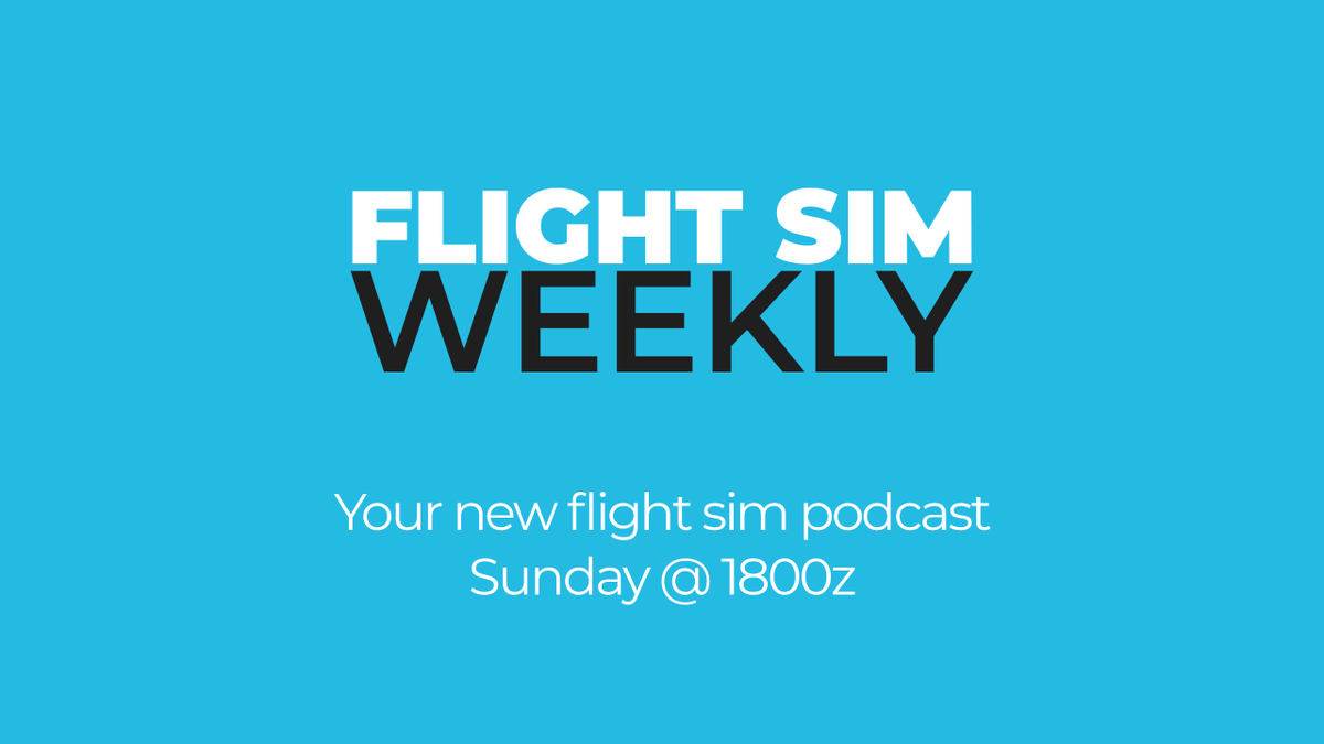 agent_squash's tweet photo. Missed what happened in Flight Sim last week?
@RipplyTV and I have just launched #FlightSimWeekly, a new podcast where we take a look at what's been going on with our own takes on things. You can find the first episode at https://t.co/1u0T9piXMp https://t.co/juy1JwLzYV
