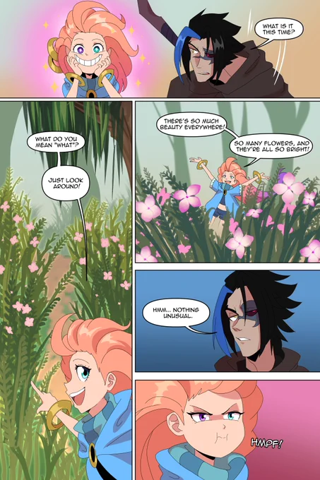 The Second chapter of the Aspect of Change comic is fully out!

READ ON WEBTOONS: https://t.co/NVfX7YDqor

#LeagueOfLegends #Kayn #Zoe #ArtofLegends 