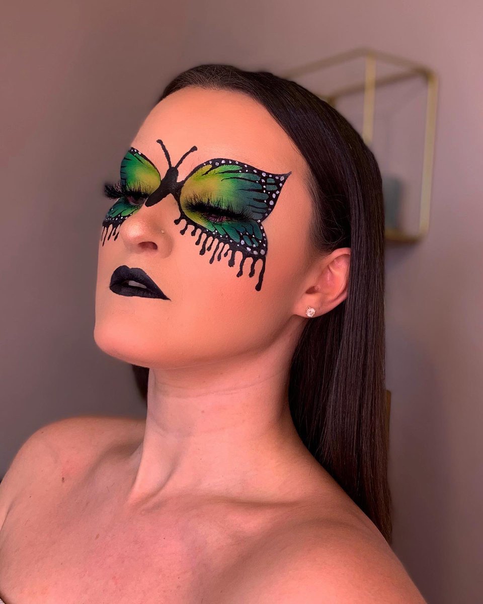 shadesofjay_mua's tweet image. 40/100 🦋 #100daysofmakeupchallenge