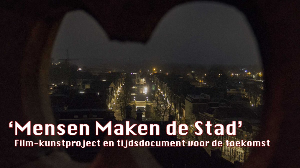 De crowdfunding voor filmproject ‘Mensen maken de stad’ is gestart. Een oer-Goudse korte film, voor Gouwenaars, door Gouwenaars. Geef jij dit initiatief een ‘high five’? Steun het met een vijfje of meer in het maken van deze film. tinyurl.com/pz7um5cr