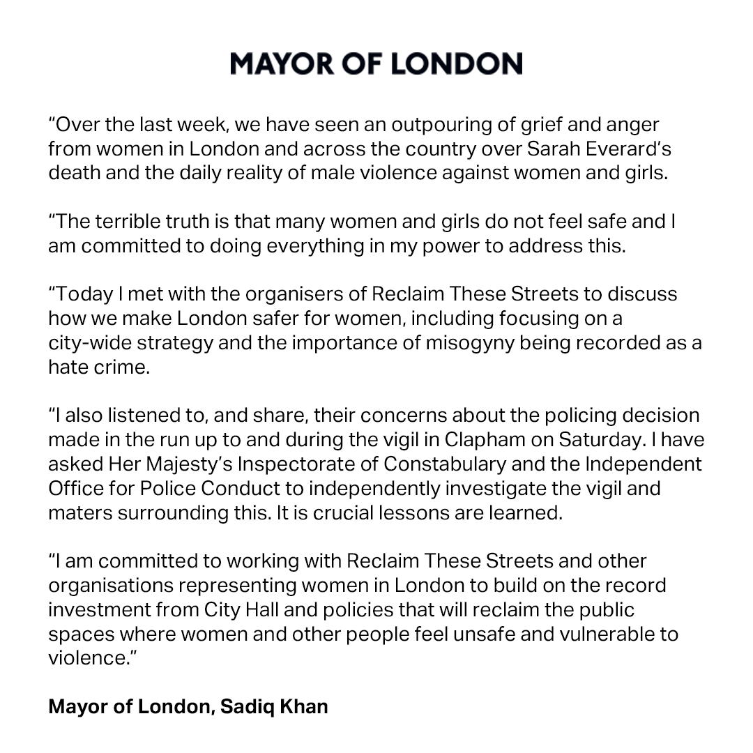 Sadiq Khan tweet media