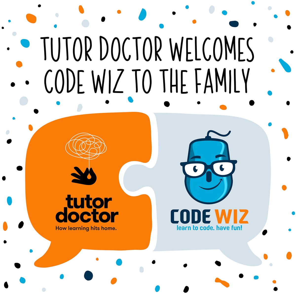 We are so excited to announce that Code Wiz has joined the Tutor Doctor family! Read more from Tutor Doctor President, <a href="/frankmilner/">Frank Milner</a>, and <a href="/codewizhq/">Code Wiz Franchise</a> CEO/Nerd-In-Chief, Ruth Agbaji, about what this acquisition means for both brands! 
bit.ly/2OpXuXf

#Education #Franchising