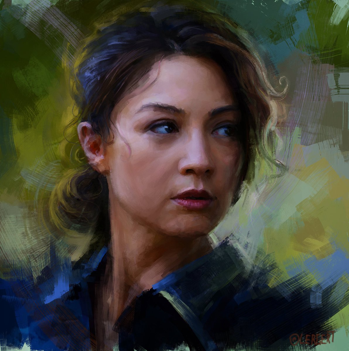 LergeLergert's tweet photo. I hope you enjoy my new portrait of Ming-Na Wen. @MingNa. #SHIELD #melindamay #mingnawen #Marvel https://t.co/86z83nCW55