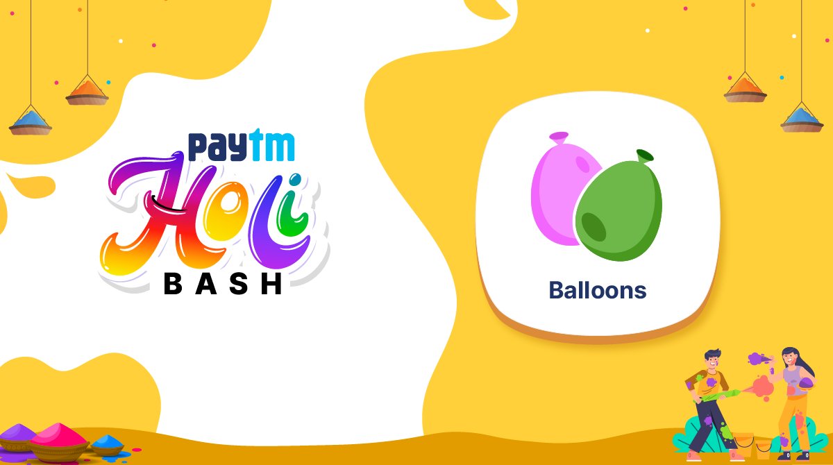 am_stoic's tweet photo. I'm gifting you a Balloons Card for Paytm Holi Bash! 

Get started &amp; Win up to ₹10,000! https://t.co/cNyiAeqQ5i #PaytmHoliBash #paytmholi #paytmkaro #PaytmChatChallenge #Paytm gift https://t.co/Um0D2hgB8S