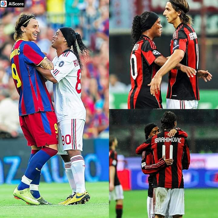 BIGGYBOSS_sport's tweet image. Zlatan Ibrahimovic talking about Ronaldinho: &quot;Ronaldinho was phenomenal. He made his opponents look like children.&quot;

#zlatanibrahimovic 
#ronaldinho 
#BossSport