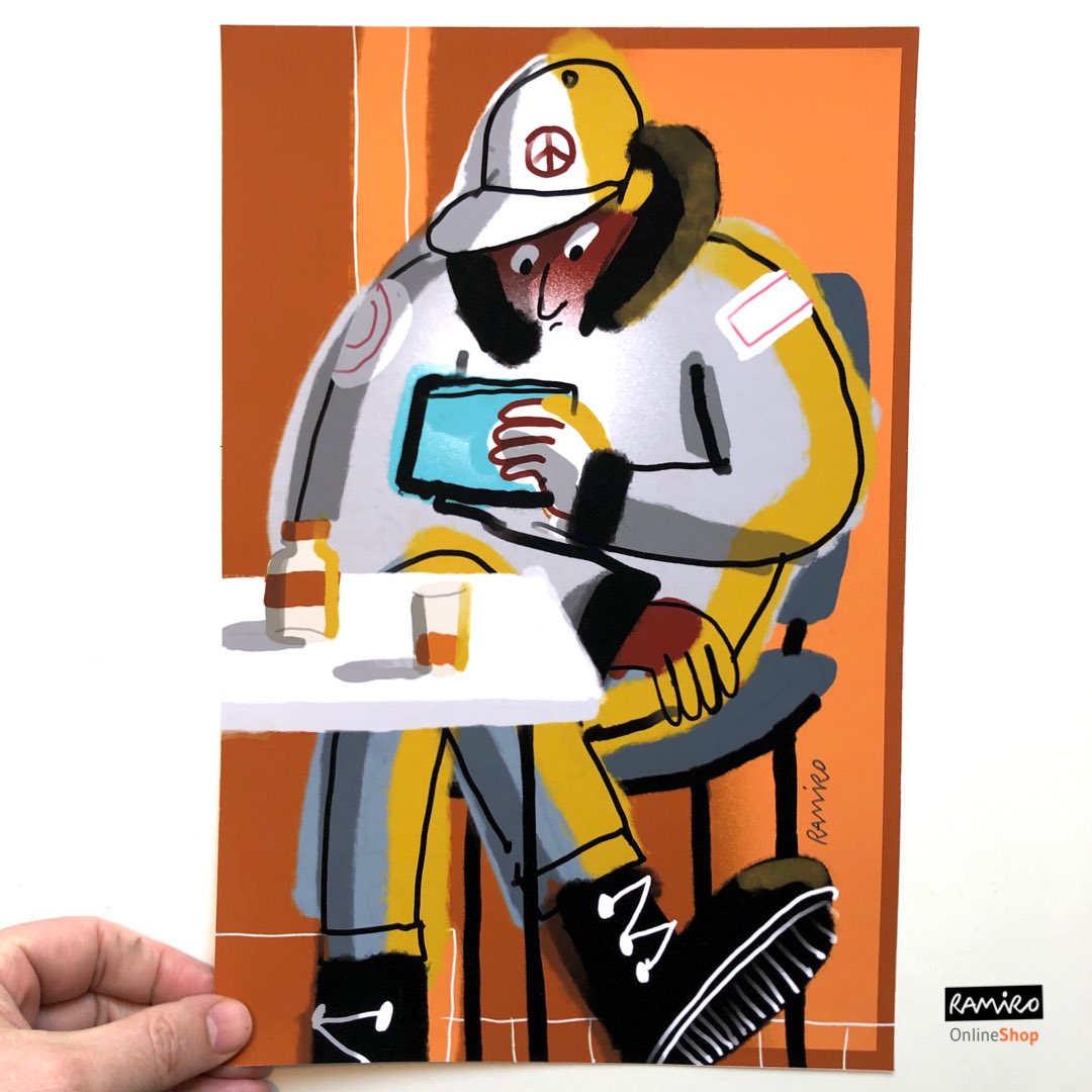 XaviRamiro_Eng's tweet photo. New print at #ramiroshop! #illustration #print #shop
https://t.co/KsHzJJWJ3G https://t.co/fOZqAWivbg